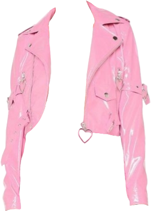 dolls kill pink pvc leather jacket