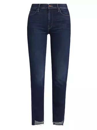 Shop Mother The Mid-Rise Dazzler Ankle Jeans | Saks Fifth Avenue