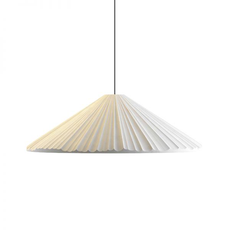 Ribbed Conic Pendant Light Fixture Macaron resin single Bedside Hanging Light in White