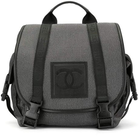 Chanel Pre Owned 2006 Sports Line logo backpack