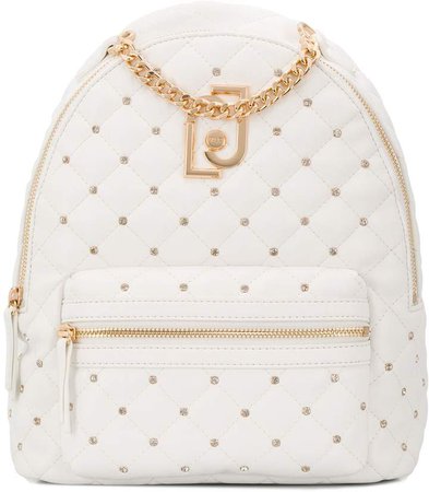 quilted stud backpack