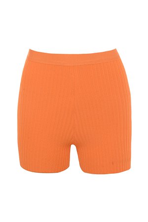 Clothing : Shorts : 'Eden' Tangerine Bandage Shorts