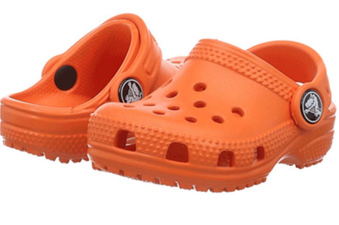 orange Crocs