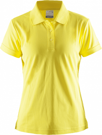 Craft Polo Shirt Pique Classic Women › Yellow (192467) › 15 Colors › T-shirts & polos