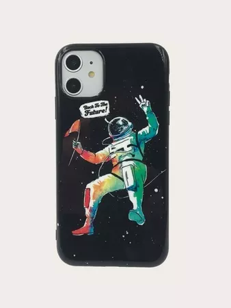 Astronaut Pattern iPhone Case | SHEIN USA