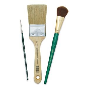 Silver Brush Art Sherpa Beginning & End Brushes Set Of 3