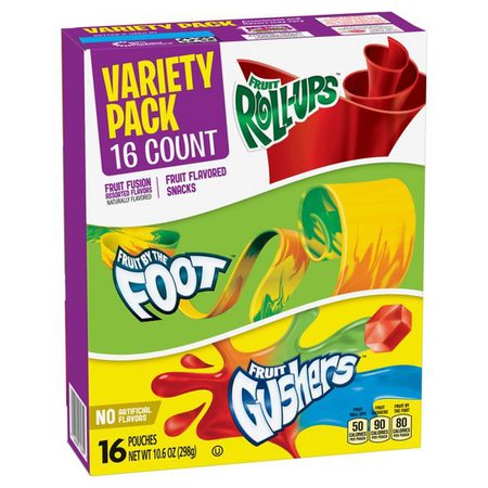 Fruit Flavored Variety Snacks - 16ct : Target