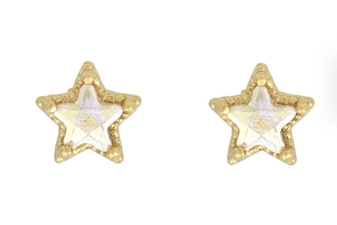 Gold star Earrings