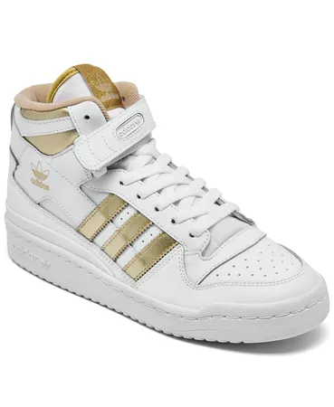 adidas adidas Women's Originals Forum Mid Casual Sneakers from Finish Line & Reviews - Finish Line Women's Shoes - Shoes - Macy's