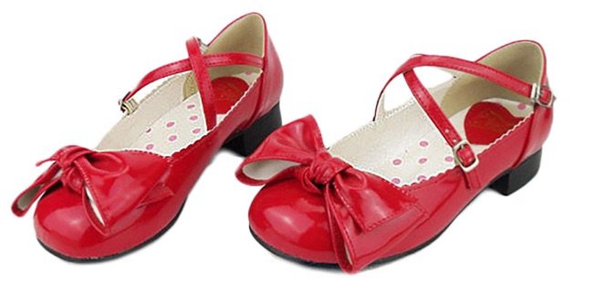 red bow lolita mary janes
