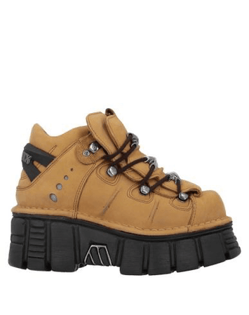 light brown platform sneaker shoe