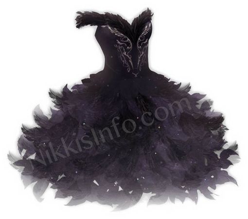 Crow ballet dress