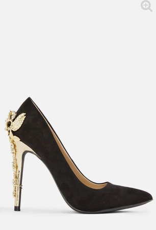Black and Gold Pumps from JustFab