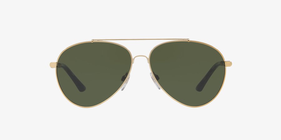 Burberry BE3092QF 60 Green & Gold Sunglasses | Sunglass Hut USA