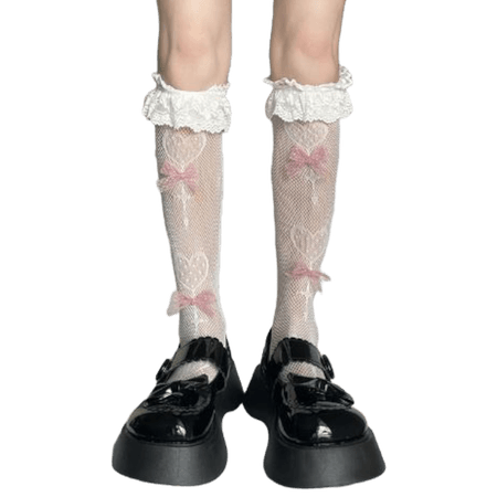 Cute Socks Overknee Fishnet Stocking