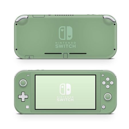 Nintendo Switch Lite Skin Wrap Premium Vinyl Dark Sage Green - Etsy
