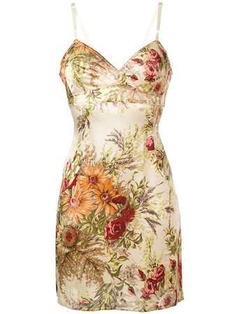 Dolce & Gabbana Vintage floral print mini dress