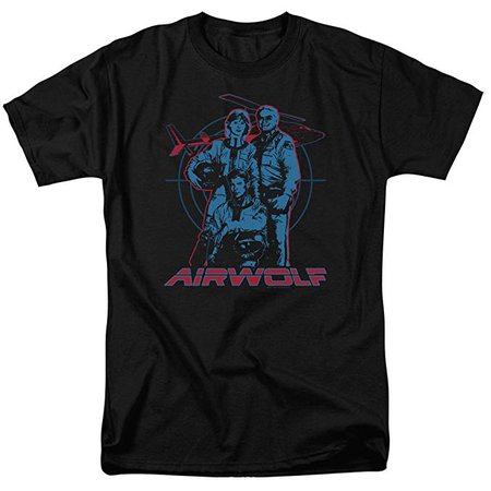 Amazon.com: Trevco Men's Airwolf Grid T-Shirt: Clothing