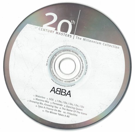 *clipped by @luci-her* Abba The Millennium Collection 2000 CD Professionally Cleaned - 1 Factory Radio