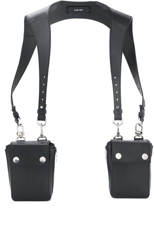 leather harness shoulder bag
