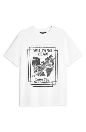 Topshop by And Finally Wu Tang Tee white