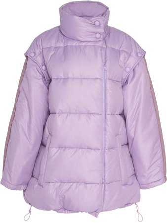 Oversized Quilted Cotton-Shell Puffer Vest