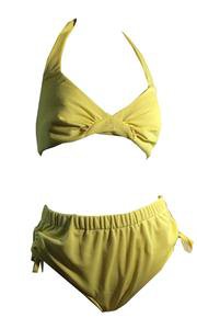 Buttercup Yellow Skimpy Halter Top Bikini circa 1970s – Dorothea's Closet Vintage