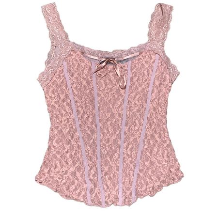 Vintage Pink New York & Company Lace Top