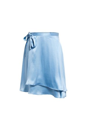 Anaphe Silk Wrap Skirt Forget | Verishop