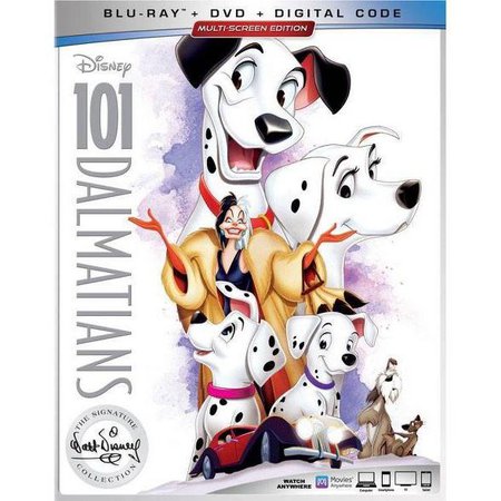 101 Dalmatians Signature Collection (Blu-Ray + DVD + Digital) : Target