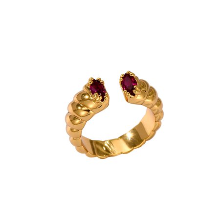 Rose MUCIK Crystal Opening Ring | i The Label – ithelabel.com