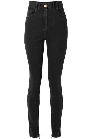 Balmain | High-rise skinny jeans | NET-A-PORTER.COM