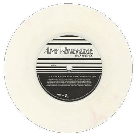 amy winehouse - back to black on white vinyl
