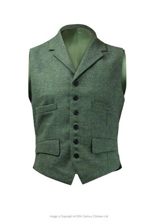 Green waistcoat