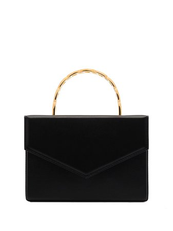 Amina Muaddi Pernille Leather Mini Bag - Farfetch