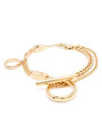 Chloé Chain And Ring Bracelet in Gold (Metallic) - Lyst