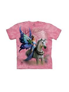 the mountain pink fairy t shirt