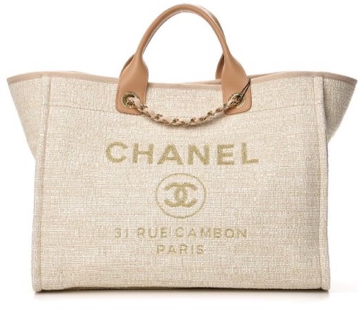 Chanel beach bag