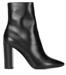 Lou 95 Leather Ankle Boots - Saint Laurent | mytheresa