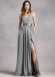 light gray bridesmaid dresses - Google Search
