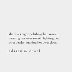 she is a knight quote