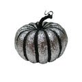 Maker's Halloween Small Silver Back Stripe Pumpkin | JOANN