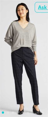 window Ankles Length Pant