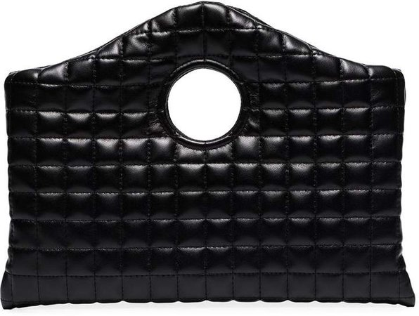 Anouk quilted clutch bag