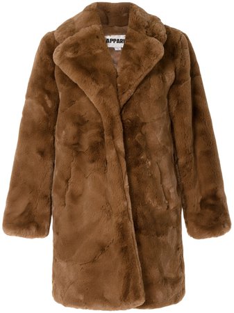 Apparis Sasha Oversized faux-fur Coat - Farfetch