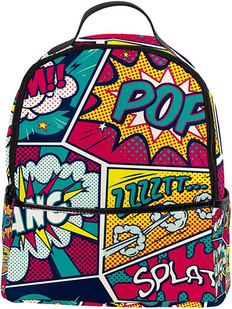 pop art mini backpack