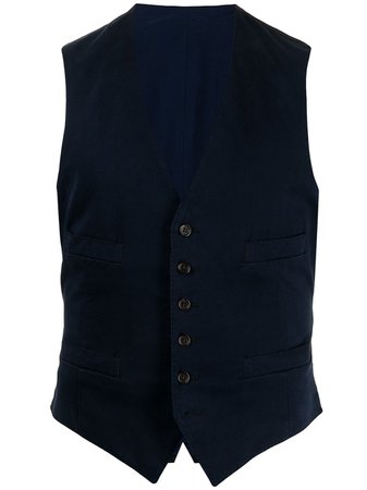 Polo Ralph Lauren V-neck Waistcoat Vest - Farfetch