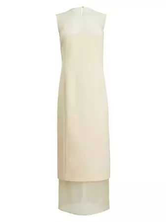 Shop Khaite Dissa Sleeveless Midi-Dress | Saks Fifth Avenue