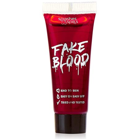 Amazon.com : Realistic Fake Blood - Face and Body Paint - 10ml - Pretend Costume and Dress Up Makeup by Splashes & Spills - New & Improved Formula! : Beauty & Personal Care