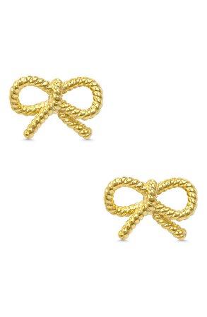 Lily Nily Kids' Bow Twist Stud Earrings | Nordstrom
